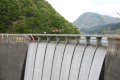 大崎市鳴子温泉　鳴子ダムのすだれ放流